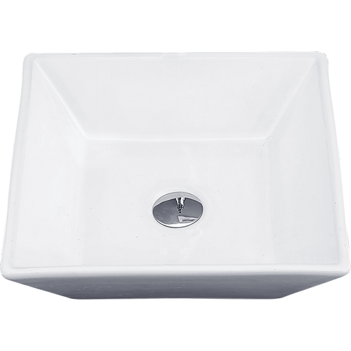 Bathroom Ceramic Rectangular Above Countertop Basin for Vanity